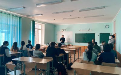 Студенты филиала МГУ выступили с лекциями для старшеклассников СОШ №58